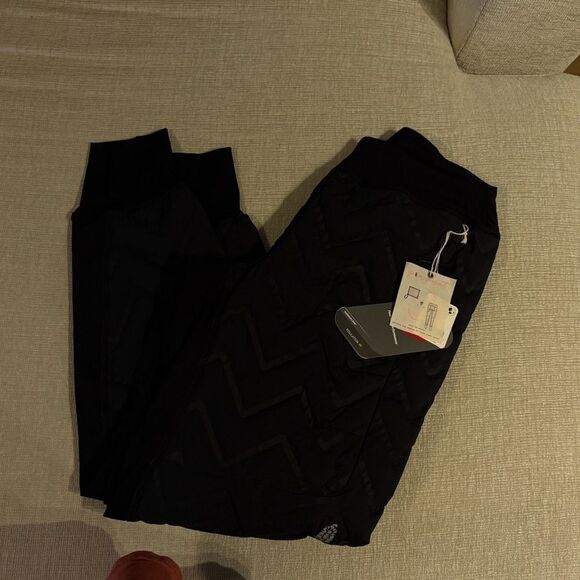 Free People Movement Gettin Lost Packable Pants Primaloft Puffer Black New NWT - Picture 6 of 10